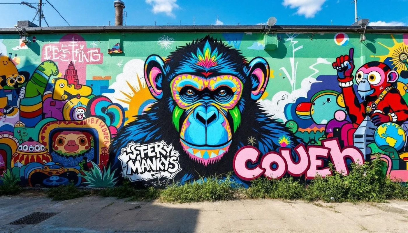 Comment les représentations artistiques de singes reflètent-elles la culture populaire ?